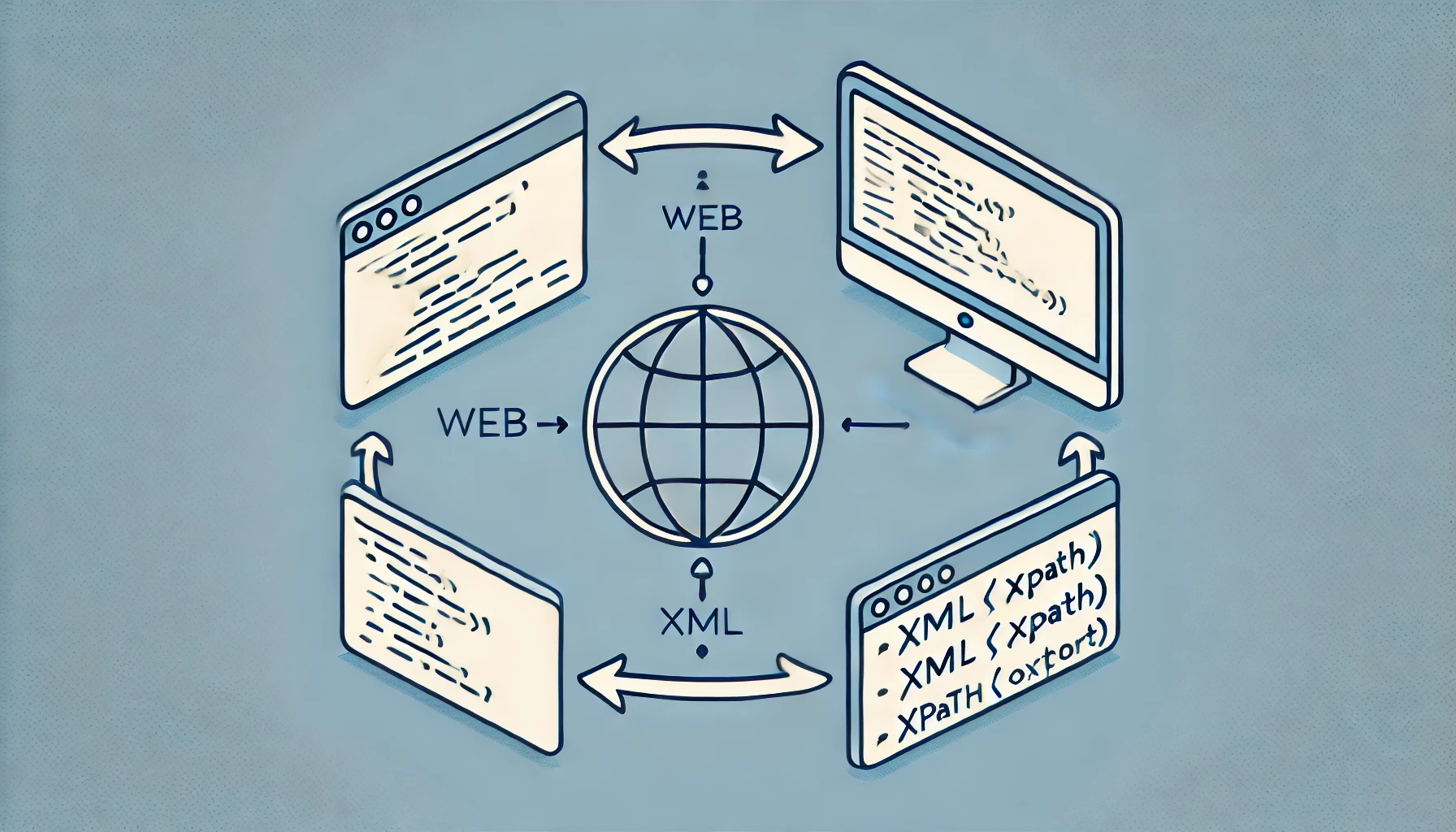 a simple visualization of the data scraping process