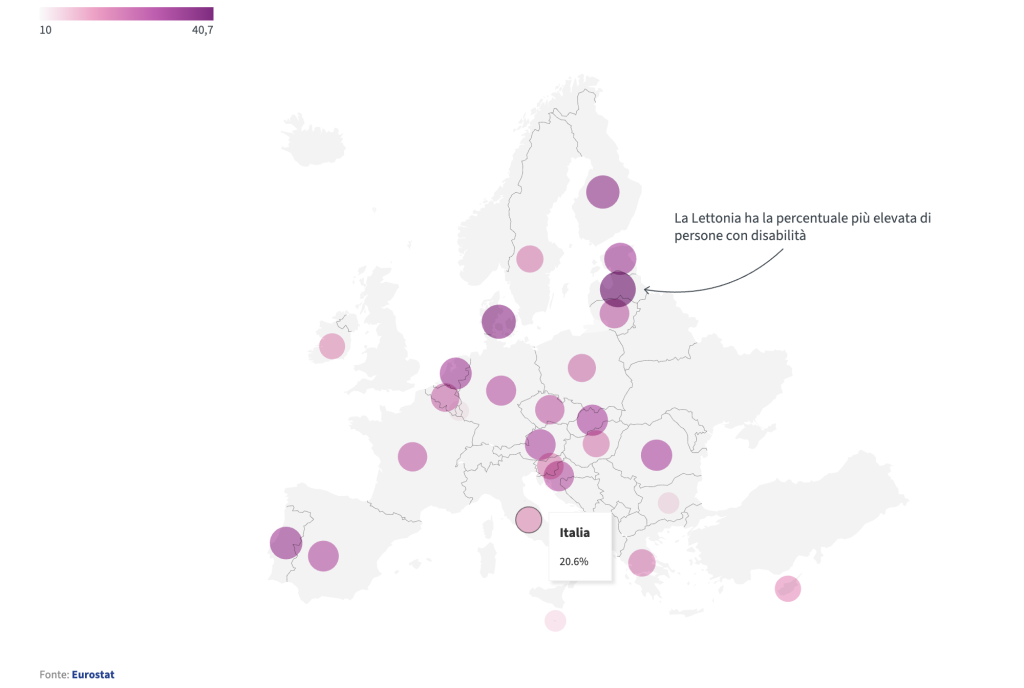 disabilità in europa dato dicembre 2024